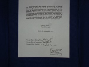 requrimento - 2011- Comissão de Ambulatórios